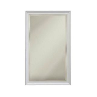 NuTone Studio V 15 in. W x 35 in. H x 5 in. D Recessed Medicine Cabinet with 1/2 in. Beveled Edge Mirror in White S568N344SSWHPX