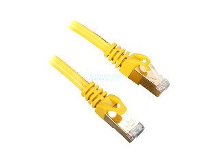 Rosewill RCNC 11051 7 ft. Cat 7 Yellow Color Shielded Twisted Pair (S/STP) Networking Cable