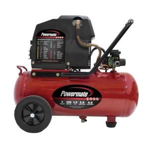 Powermate 7 Gal. Portable Electric Air Compressor with Extra Value Kit VPP1580719