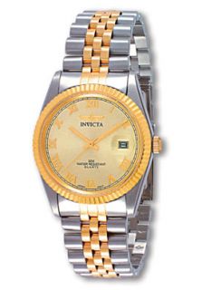 Invicta 9334  Watches,Mens Classic Two Tone, Casual Invicta Quartz Watches
