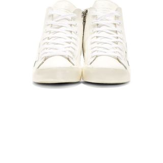 Golden Goose White Out Leather Limited Edition Francy Sneakers
