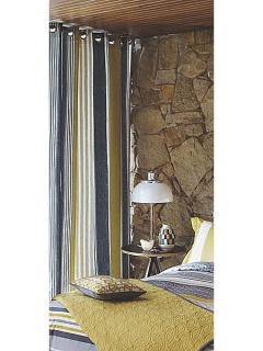 Scion Lace stripe lined curtains 66x90 (168x229cm) slat