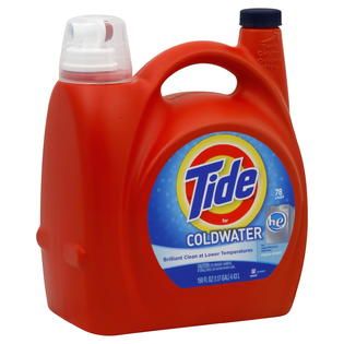 Tide  HE Coldwater Detergent, Fresh Scent, 150 fl oz (1.17 gl) 4.43 lt