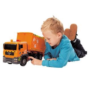 Dickie Toys Pump Action Garbage Truck, 22 in.