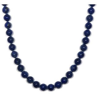 Lita  Sterling Silver Lapis Necklace, 24