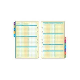Day Timer 09633 0801 Planner Refill, Flavia 2 Page / Week, 5 1/2 X 8 