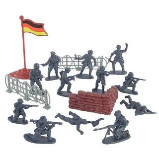  38 piece Plastic Army Men British Soldier Figures Play Set 