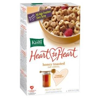 Kashi Heart To Heart Honey Toasted Oat Cereal, 12.4 Ounce Boxes (Pack 