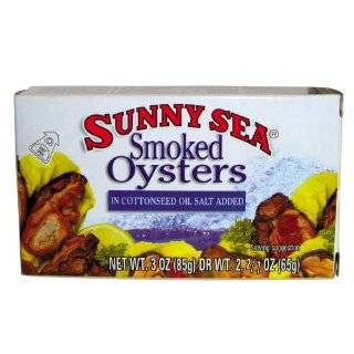 Reese Medium Smoked Oysters, 3.7 Ounce, 10 Count Cans  