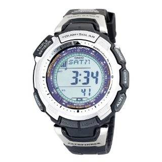    Casio Mens PAW1300B 4 Pathfinder Slim Solar Atomic Watch Watches