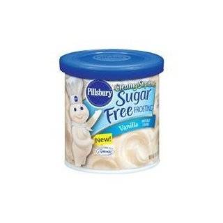 Pillsbury Creamy Supreme Sugar Free Vanilla Frosting (Pack of 2)