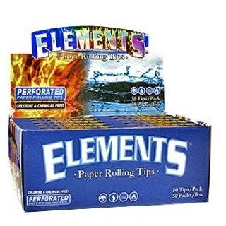 500 Elements Rolling Papers Filter Tips (10 Booklets of 50) Standard 