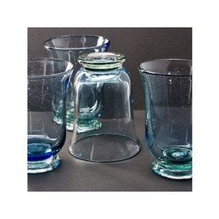 Wilton Armetale BelloVaso Azuro 8 Ounce Bistro Glass, Free Blown Glass