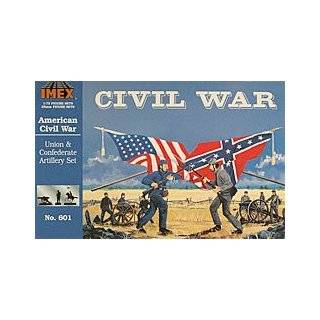 Union Confederate Artillery Set Civil War Figures by Imex