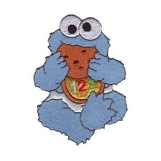 Sesame Street Cartoon Patch   4 Cute Baby Cookie Monster