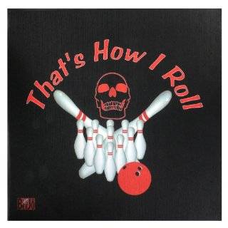 Microfiber Bowling Towel THE WAY I ROLL RED by BeeJo