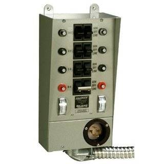   Tran 8 Circuit 30 Amp Generator Transfer Switch For Up To 7,500