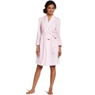  Oscar de la Renta Womens Candy Dots Bathrobe Clothing