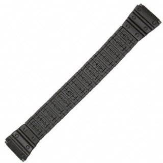   Oyster Style Link Metal Watch Band   PVD Black   20mm Watches