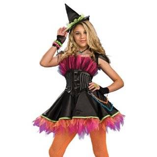 Rubies Teen Punk Rock 80s Goth Witch Girl Halloween Costume