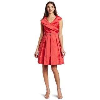  Maggy London Womens Eyelet Fit And Flare Dress Clothing