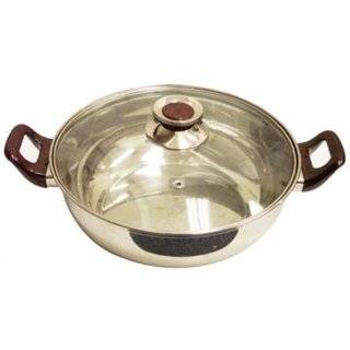 Sunpentown HK 4200A Stainless Steel Induction Ready Pot with Glass Lid