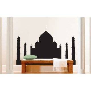  Vinyl Wall Art Decal Sticker India Taj Mahal Silhouette 