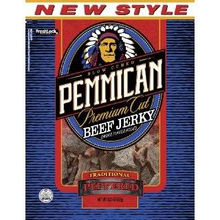 Pemmican Premium Cut Beef Jerky, Teriyaki, 3.65 Ounce Bags (Pack of 12 