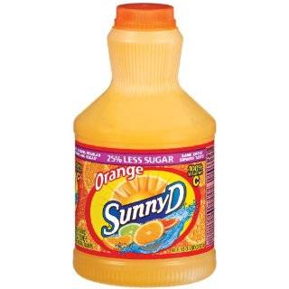 SunnyD Sunny Delight , Orange, 48 Ounce Single Serve Bottles (Pack of 