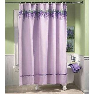 Wisteria Purple Bathroom Shower Curtain By Collections Etc