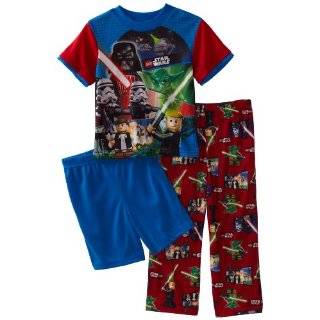 AME Sleepwear Boys 2 7 Lego Star Wars Lukes Battle 3 Piece Pajama Set