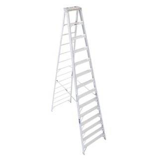 Werner 414 300 Pound Duty Rating Type IA Aluminum Stepladder, 14 Foot