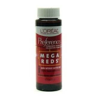  LOreal Preference # MR6 Mega Red Dark Intense Auburn Red Beauty