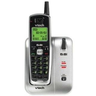 VTech CS5111 1 Handset Cordless Phone, Silver / Black