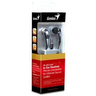   Genius GHP 02 PREMIUM Noise Isolating Headphone (Silver) Electronics