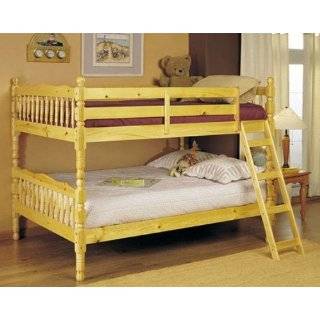 Acme 2290 Full Over Full Natural Pine New Wood Bunk Beds Bunkbed