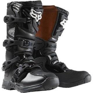   Comp 5K Youth Boys Dirt Bike Motorcycle Boots   Black/Silver / Size 11