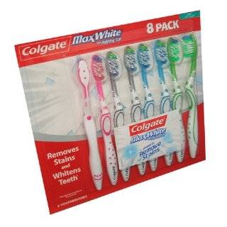   Toothbrush (Pack of 6) Colgate Max White Full Head Toothbrush (Pack of