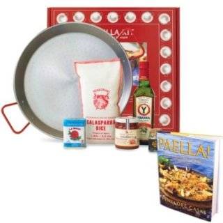   Paella Kit with Paella Cookbook from Spain (Includes 15 inch pan