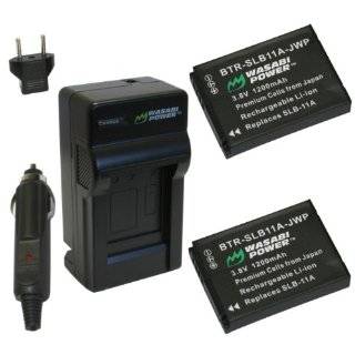 Wasabi Power Battery and Charger Kit for Samsung SLB 11A, CL65, CL80 