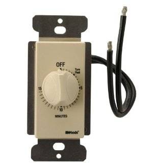  Woods 59729 Manual Wall Switch Timer, Ivory, 60 Minute 