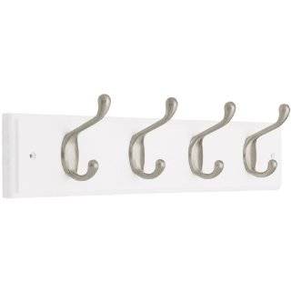 Liberty Hardware 129849 18 Inch Coat and Hat Rail with 4 Heavy Duty 