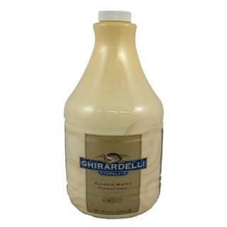   Chocolate Flavored Sauce, Classic White Chocolate, 64 Ounce Container